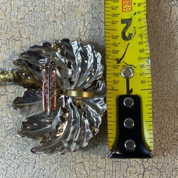 Palm Tree Scarf Clip/Brooch Pin - Picture 7 of 7